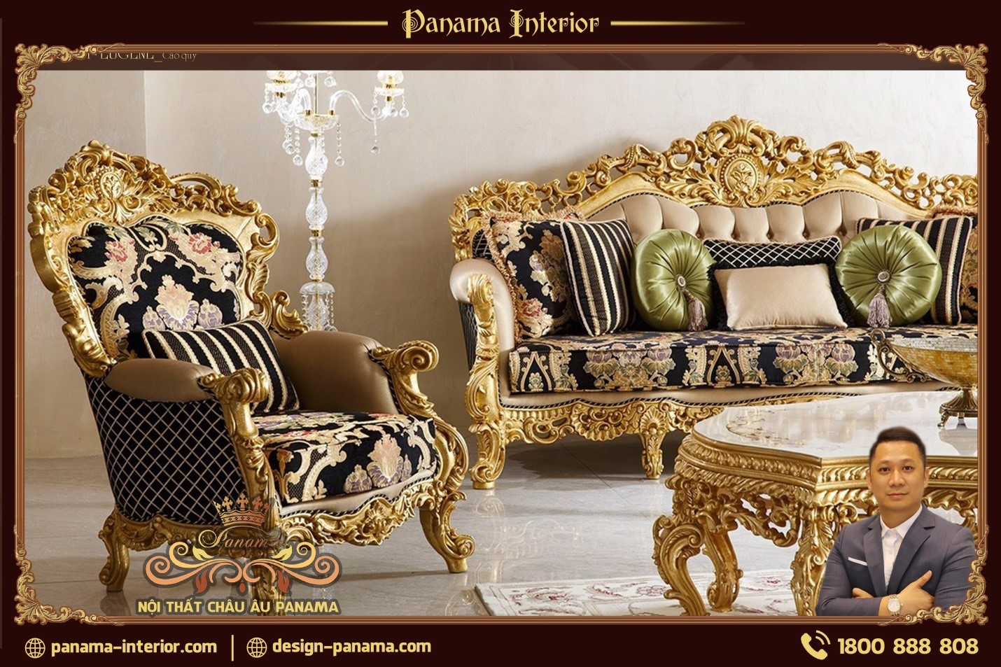 Sofa tân cổ điển Eugene