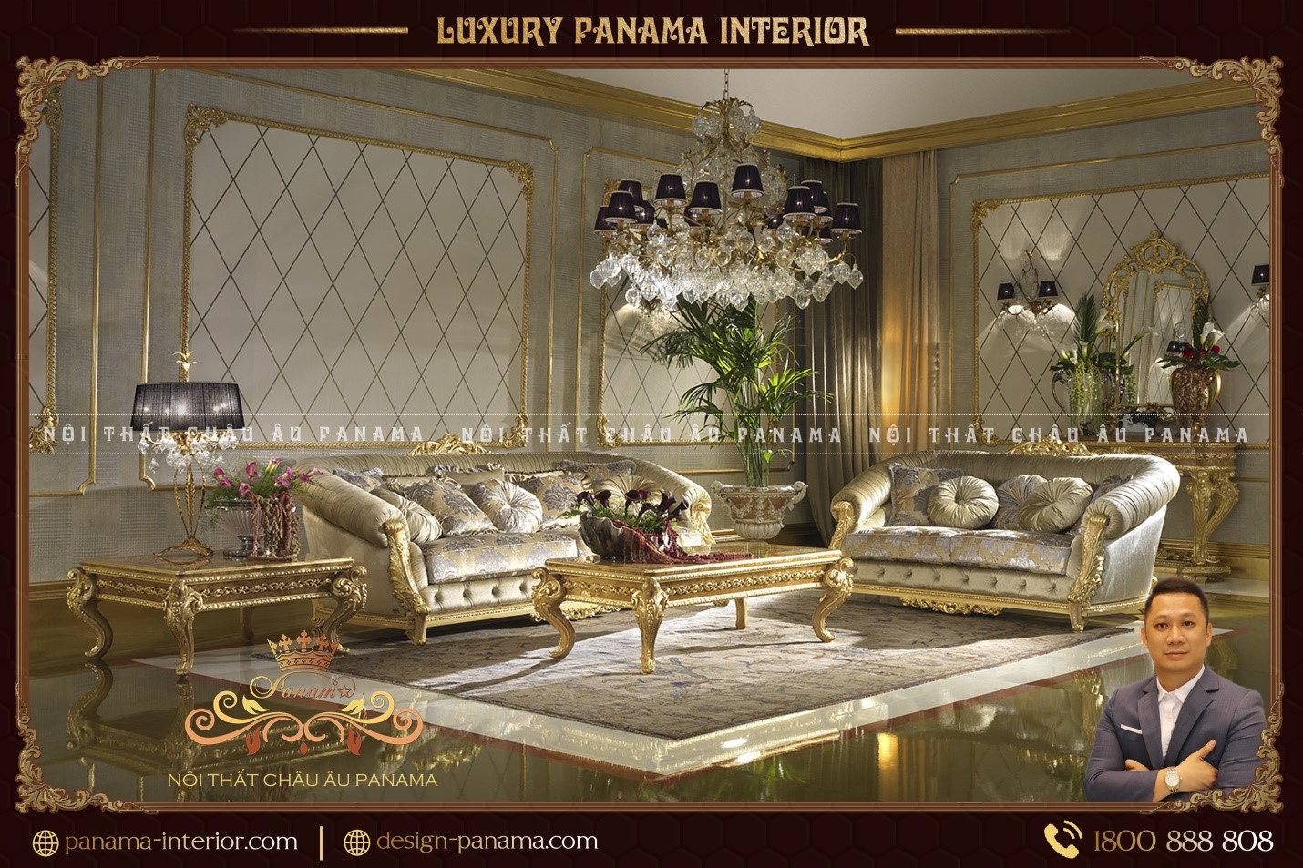 Sofa tân cổ điển Tulipa
