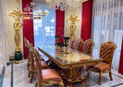 Bàn ăn tân cổ điển Athena