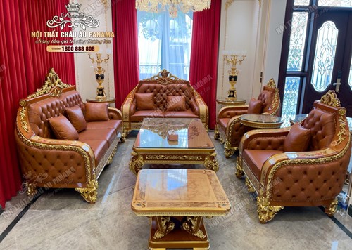 Nội thất phòng khách tân cổ điển